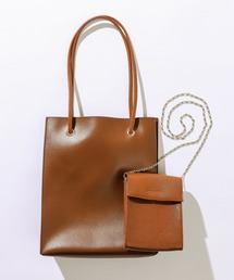 natural couture | チェーンポシェット付きトート(トートバッグ)