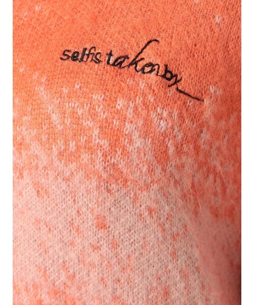 EMODA（エモダ）の「ランダムグラデーションニットトップ（ニット/セーター・レディース・ブラック/パープル/オレンジ・FREE）」の18枚目の写真