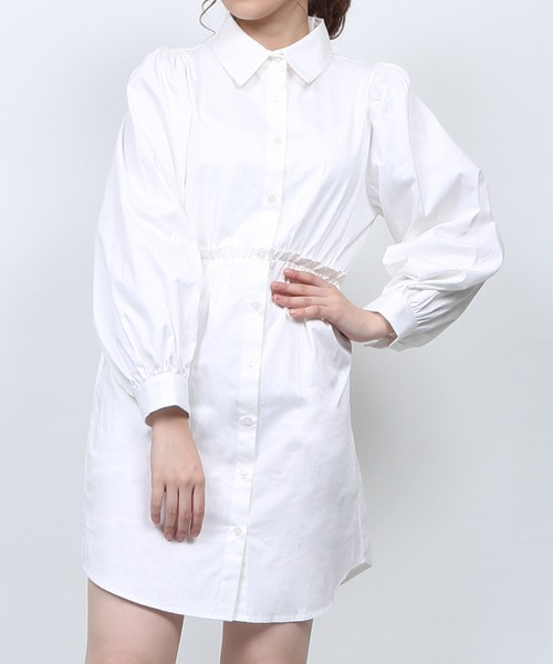 ウエストギャザーシャツワンピース シャツワンピース Punyus プニュズ のファッション通販 Zozotown