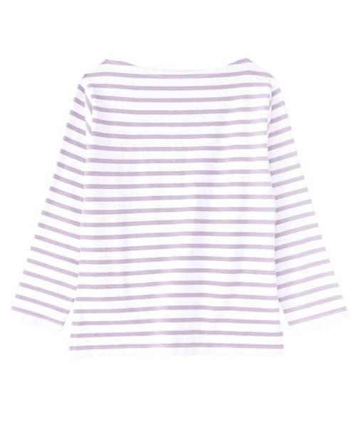 シミヘン加工フレンチバスクシャツ［ボーダー］