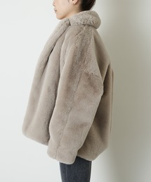 Whim Gazette（ウィムガゼット）の「【WEB限定】フェイクファー 