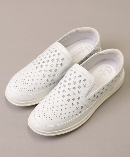 セール 星柄パンチングスリッポンスニーカー スリッポン Artemis By Diana アルテミスバイダイアナ のファッション通販 Zozotown