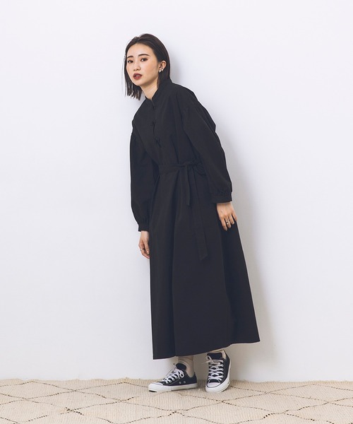 khakito　サージカルガウン風羽織り khakito 2022 SS collection - Surgical gown arrange OP BEIGE