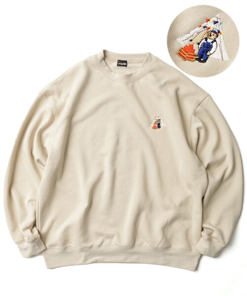 セール Orange Freak S Store オレンジ フリークスストア 焚火ベアプルオーバースウェット スウェット Freak S Store フリークスストア のファッション通販 Zozotown