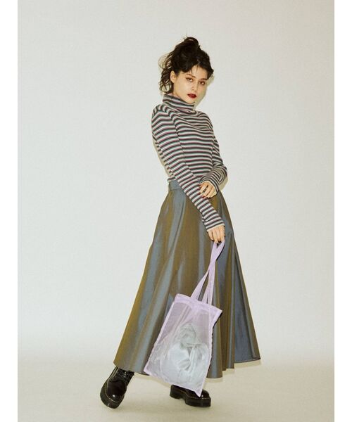 jouetie（ジュエティ）の「プリーツコンビトートバッグ（トートバッグ・レディース・ブラック/オフホワイト/ラベンダー/その他1・FREE）」の20枚目の写真