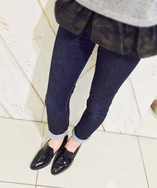 Lee（リー）の「【Lee×Discoat】コラボデニムハイウエストスキニー（デニムパンツ・レディース・ブルー/ネイビー・SMALL/MEDIUM/X-SMALL）」の2枚目の写真