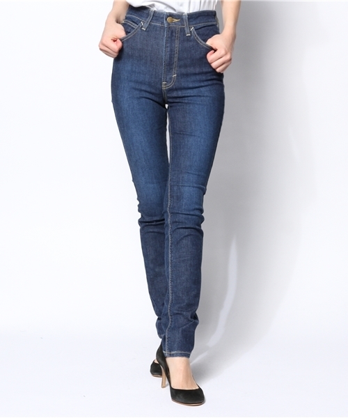 Lee（リー）の「【Lee×Discoat】コラボデニムハイウエストスキニー（デニムパンツ・レディース・ブルー/ネイビー・SMALL/MEDIUM/X-SMALL）」の14枚目の写真