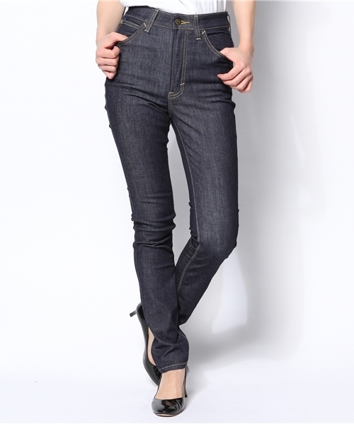 Lee（リー）の「【Lee×Discoat】コラボデニムハイウエストスキニー（デニムパンツ・レディース・ブルー/ネイビー・SMALL/MEDIUM/X-SMALL）」の15枚目の写真