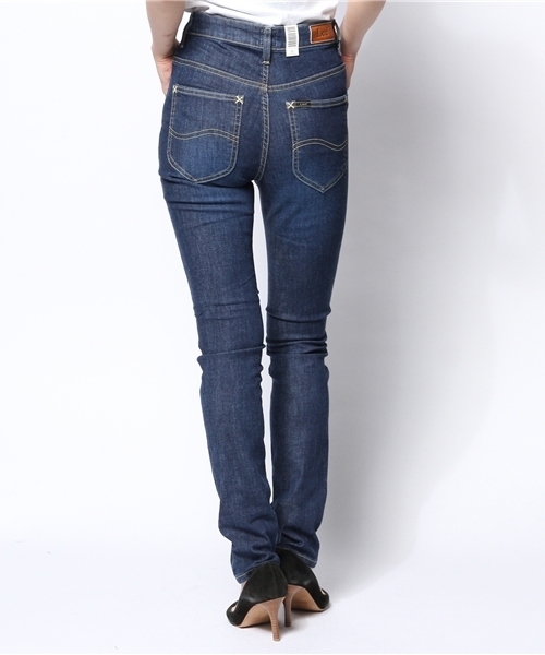 Lee（リー）の「【Lee×Discoat】コラボデニムハイウエストスキニー（デニムパンツ・レディース・ブルー/ネイビー・SMALL/MEDIUM/X-SMALL）」の4枚目の写真