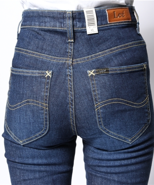 Lee（リー）の「【Lee×Discoat】コラボデニムハイウエストスキニー（デニムパンツ・レディース・ブルー/ネイビー・SMALL/MEDIUM/X-SMALL）」の6枚目の写真
