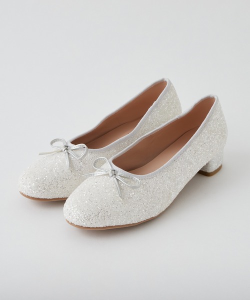 one after another NICE CLAUP（ワンアフターアナザーナイスクラップ）の「ヒールアップバレエシューズ（バレエシューズ・レディース・レッド/ゴールド/ホワイト系その他・SMALL/MEDIUM/LARGE）」の6枚目の写真