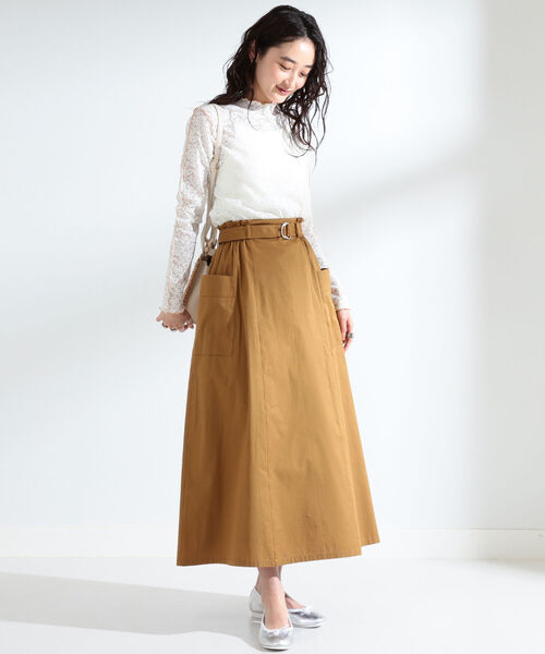 Ray スカート スカート Beams レイビームス のファッション Ray Aライン Ray スカート ポケット Beams サイド Aライン