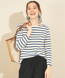 BEAUTY&YOUTH UNITED ARROWS | BY∴ コットンボーダー＆ソリッド8分袖カットソー(Tシャツ/カットソー)