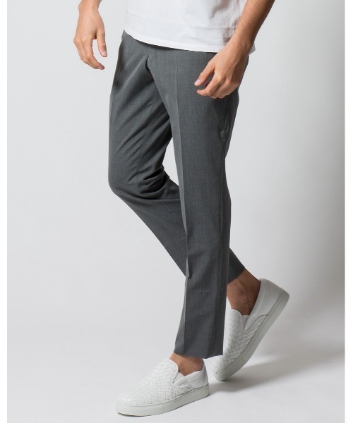 ヴィンテージ❣メンズ【ヴェルサーチ】グレーカラー2タックパンツ＆WJKスーツ● wjk（ダヴルジェイケイ）の「washable suits2 (PT)（スラックス）」 - WEAR