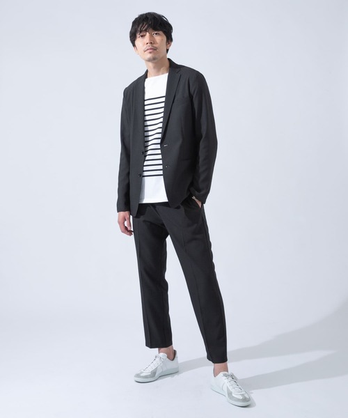 URBAN RESEARCH ROSSO MEN(アーバンリサーチロッソメン)の「フレンチボーダーバスクTシャツ(Tシャツ/カットソー・メンズ・ブルー系その他/ブラック系その他・MEDIUM/LARGE)」の10枚目の写真