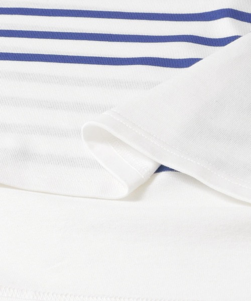 URBAN RESEARCH ROSSO MEN(アーバンリサーチロッソメン)の「フレンチボーダーバスクTシャツ(Tシャツ/カットソー・メンズ・ブルー系その他/ブラック系その他・MEDIUM/LARGE)」の4枚目の写真