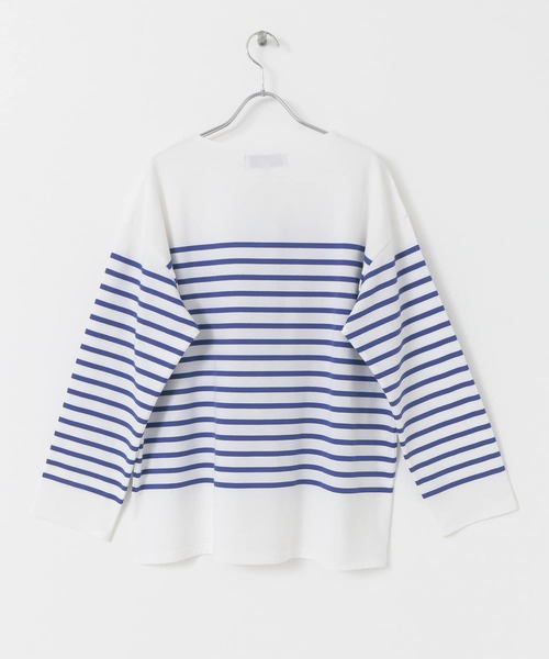 URBAN RESEARCH ROSSO MEN(アーバンリサーチロッソメン)の「フレンチボーダーバスクTシャツ(Tシャツ/カットソー・メンズ・ブルー系その他/ブラック系その他・MEDIUM/LARGE)」の22枚目の写真