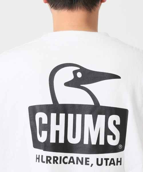CHUMS（チャムス）の「【CHUMS×relume/チャムス】別注 バックプリント Tシャツ（Tシャツ/カットソー・メンズ・ブラック/ホワイト・LARGE/MEDIUM）」の9枚目の写真