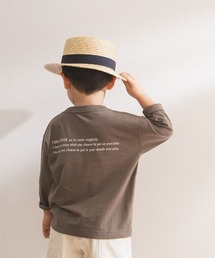 FORK&SPOON | FORK&SPOON　オーガニックコットンプリントロングTシャツ(KIDS)(Tシャツ/カットソー)