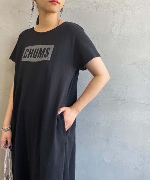 CHUMS（チャムス）の「[CHUMS/チャムス] ロゴプリントTシャツ