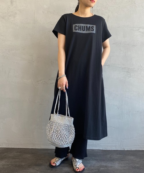 CHUMS（チャムス）の「[CHUMS/チャムス] ロゴプリントTシャツ