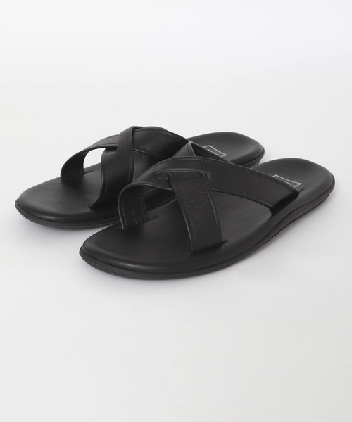 ISLAND SLIPPER（アイランドスリッパ）の「『別注』ISLAND SLIPPER×URBAN RESEARCH　ナロークロス スムースサンダル（サンダル・メンズ・ブラック/ブラウン・9/8/10）」の5枚目の写真