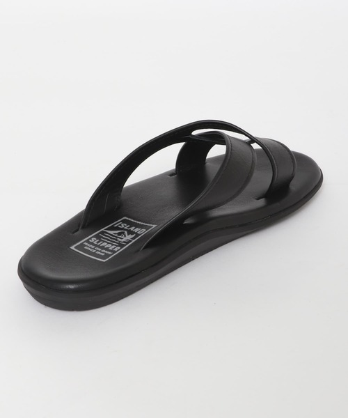 ISLAND SLIPPER（アイランドスリッパ）の「『別注』ISLAND SLIPPER×URBAN RESEARCH　ナロークロス スムースサンダル（サンダル・メンズ・ブラック/ブラウン・9/8/10）」の10枚目の写真