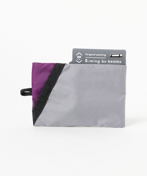 B:MING by BEAMS（ビーミングバイビームス）の「B:MING by BEAMS / PLASTIC MONEY（財布・メンズ・パープル/グレー・ONE SIZE）」の11枚目の写真
