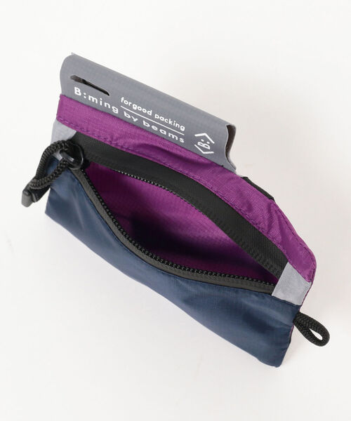 B:MING by BEAMS（ビーミングバイビームス）の「B:MING by BEAMS / PLASTIC MONEY（財布・メンズ・パープル/グレー・ONE SIZE）」の16枚目の写真