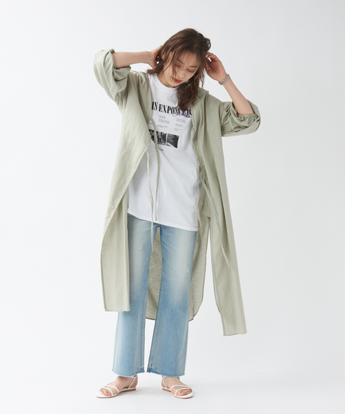 Web 一部店舗限定 Vif Anna ルージュヴィフアンナ のファッション 綿麻ビエラワンピース ワンピース Rouge Vif