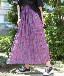 エスニックアロハリンクル スカート