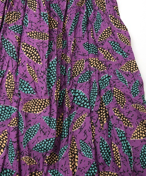 チチカカ（チチカカ）の「エスニックアロハリンクル スカート（スカート・レディース・その他1/マスタード/ピンク・FREE）」の17枚目の写真