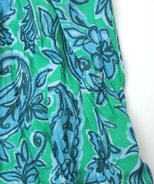 チチカカ（チチカカ）の「エスニックアロハリンクル スカート（スカート・レディース・その他1/マスタード/ピンク・FREE）」の18枚目の写真