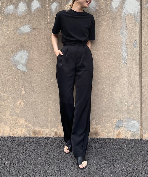 ENOF（イナフ）の「T SHIRT（Tシャツ/カットソー・レディース・ホワイト/ブラック/ベージュ・S/M）」の6枚目の写真