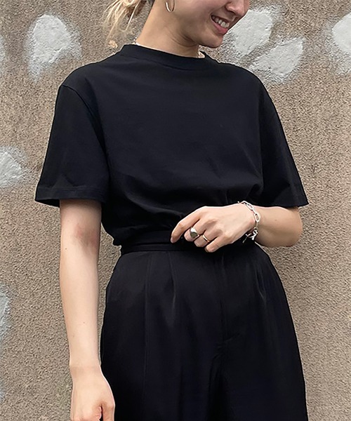 ENOF（イナフ）の「T SHIRT（Tシャツ/カットソー・レディース・ホワイト/ブラック/ベージュ・S/M）」の7枚目の写真