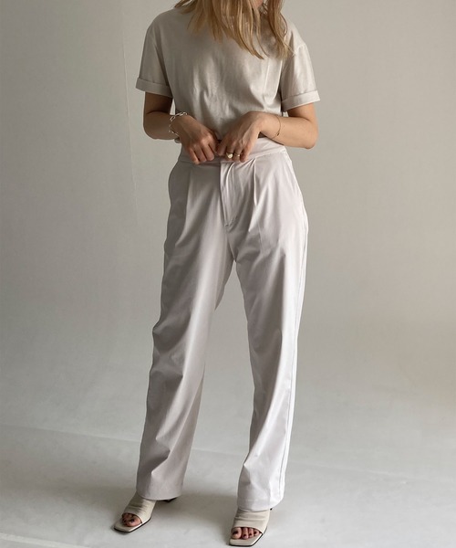 ENOF（イナフ）の「T SHIRT（Tシャツ/カットソー・レディース・ホワイト/ブラック/ベージュ・S/M）」の10枚目の写真