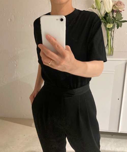 ENOF（イナフ）の「T SHIRT（Tシャツ/カットソー・レディース・ホワイト/ブラック/ベージュ・S/M）」の15枚目の写真