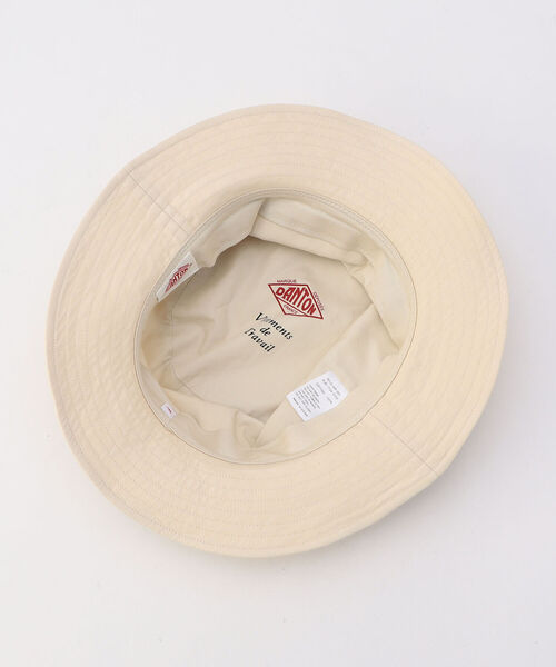 FREDY&GLOSTER（フレディアンドグロスター）の「【DANTON/ダントン】COTTON TWILL バケットハット #JD-7124COG（ハット・レディース・ネイビー/ブラック/カーキ/ベージュ/オフホワイト・FREE）」の12枚目の写真
