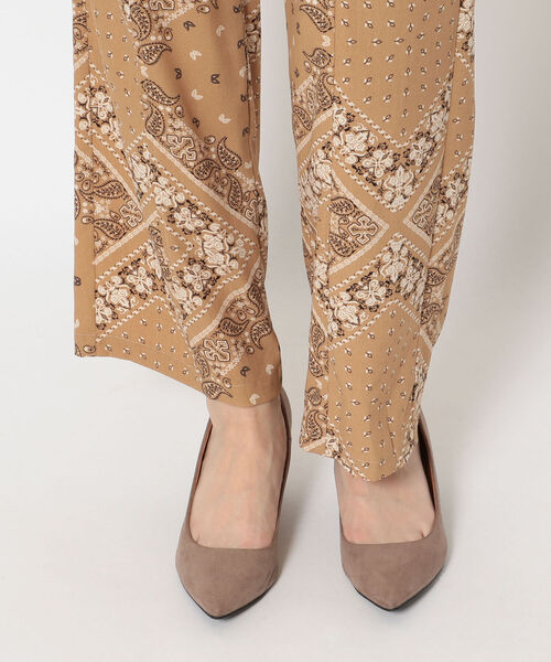 DROIT BELLO（ドロイトベロ）の「DROIT BELLO（ドロイトベロ）プリントイージーパンツ（その他パンツ・レディース・ブラック/ベージュ・FREE）」の12枚目の写真