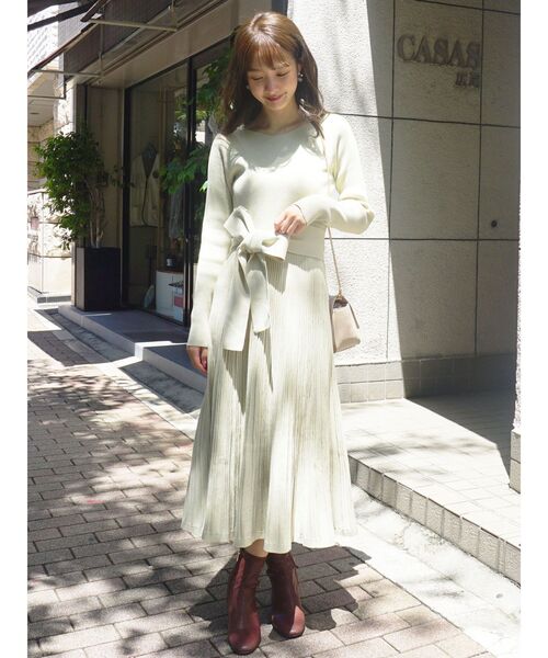 セール ブランド古着 ニットワンピース ワンピース Mercuryduo マーキュリーデュオ のファッション通販 Zozoused