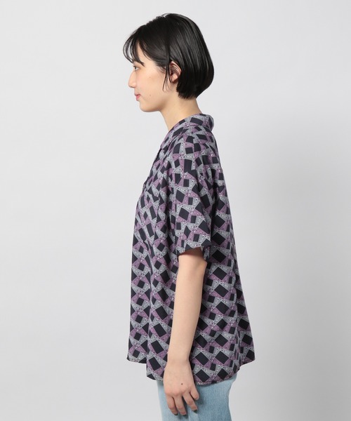PAGEBOY（ページボーイ）の「モードジオメトリックシャツ（シャツ/ブラウス・レディース・ブルー系その他/ピンク系その他・FREE）」の10枚目の写真