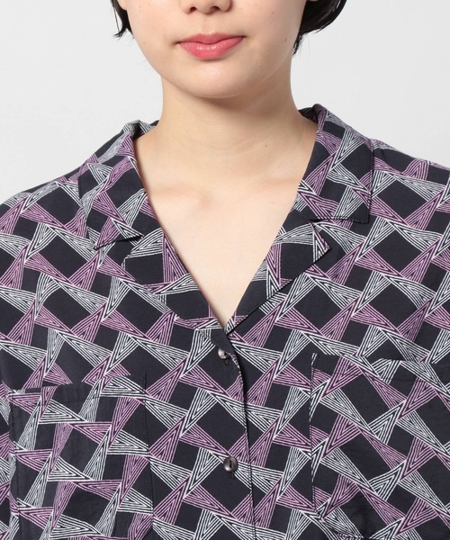 PAGEBOY（ページボーイ）の「モードジオメトリックシャツ（シャツ/ブラウス・レディース・ブルー系その他/ピンク系その他・FREE）」の12枚目の写真