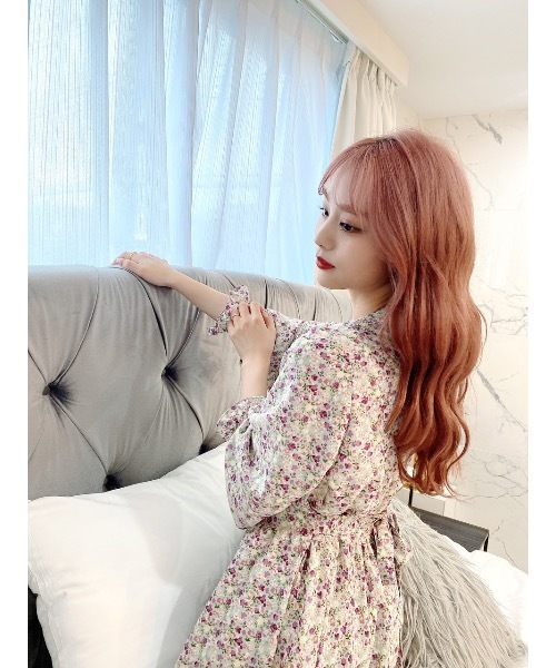 JUMELLE（ジュメロ）の「Vネックふわワンピース（ワンピース・レディース・パープル・FREE）」の21枚目の写真