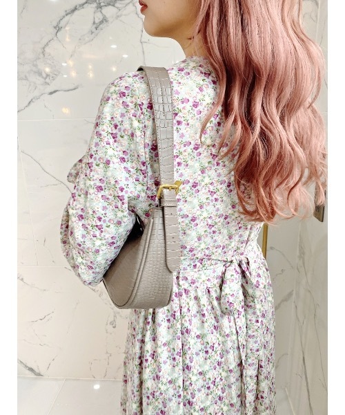 JUMELLE（ジュメロ）の「Vネックふわワンピース（ワンピース・レディース・パープル・FREE）」の15枚目の写真