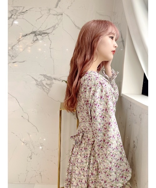 JUMELLE（ジュメロ）の「Vネックふわワンピース（ワンピース・レディース・パープル・FREE）」の13枚目の写真