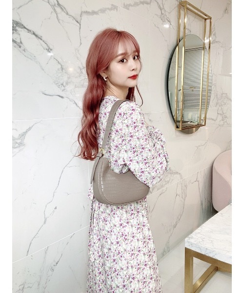 JUMELLE（ジュメロ）の「Vネックふわワンピース（ワンピース・レディース・パープル・FREE）」の7枚目の写真