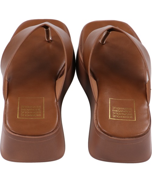 SPINNS（スピンズ）の「フェイクレザートング厚底サンダル（サンダル・レディース・ブラック/ブラウン/ゼブラ・S/M/L）」の19枚目の写真