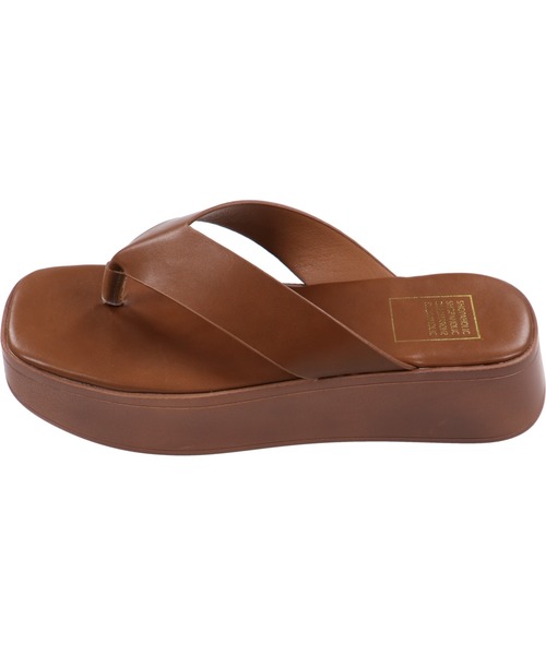 SPINNS（スピンズ）の「フェイクレザートング厚底サンダル（サンダル・レディース・ブラック/ブラウン/ゼブラ・S/M/L）」の15枚目の写真