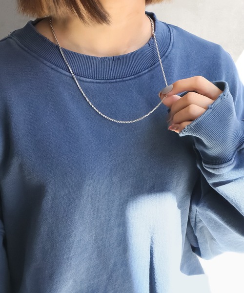 SBG(エスビー)の「SBG ステンレスロープチェーンネックレス(ネックレス・メンズ・シルバー/ゴールド・F/A/C/E/H/D/B/G/I)」の15枚目の写真