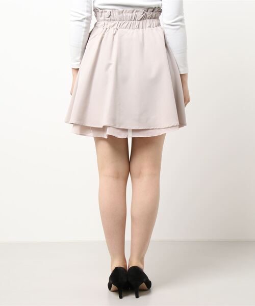 LODISPOTTO スカート チュール ホワイト 白 ロディスポット 🎀new collection🎀﻿ ﻿ シアー感とローズ柄のマッチが最高に